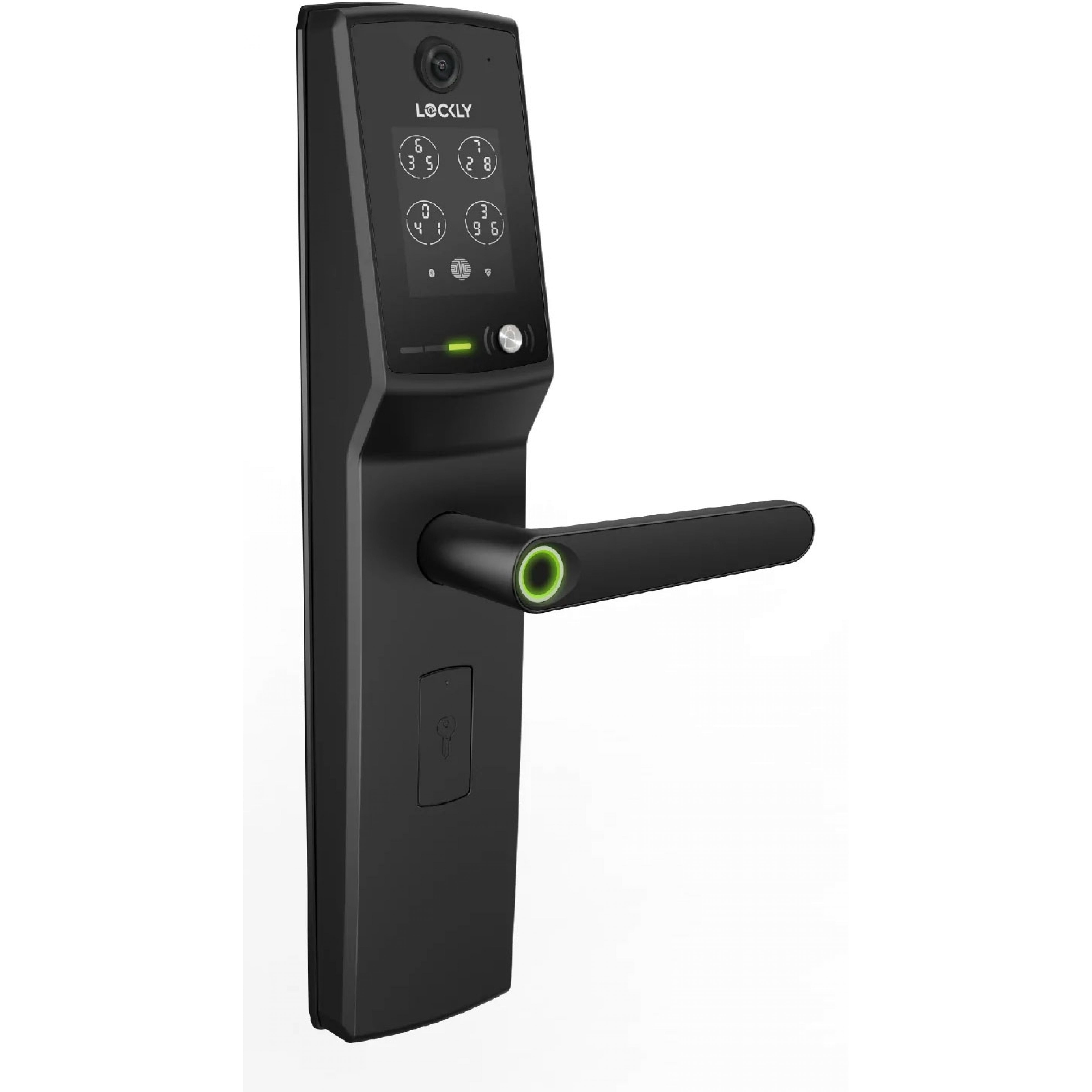 Lockly PGD898-SG Secure Vision Lux Smart Electronic Lock (Matte Black) (Authorized Dealer Installation)