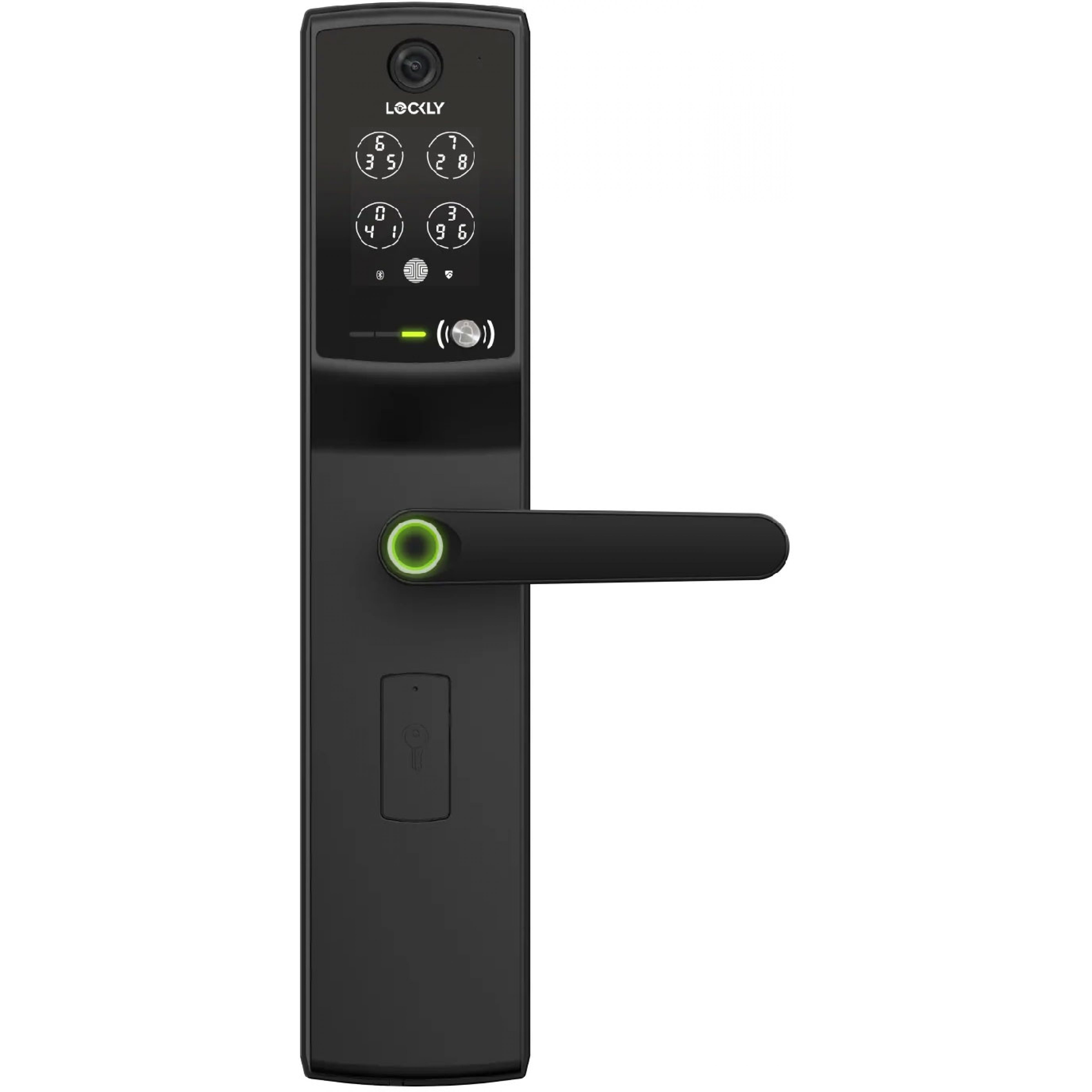 Lockly PGD898-SG Secure Vision Lux Smart Electronic Lock (Matte Black) (Authorized Dealer Installation)