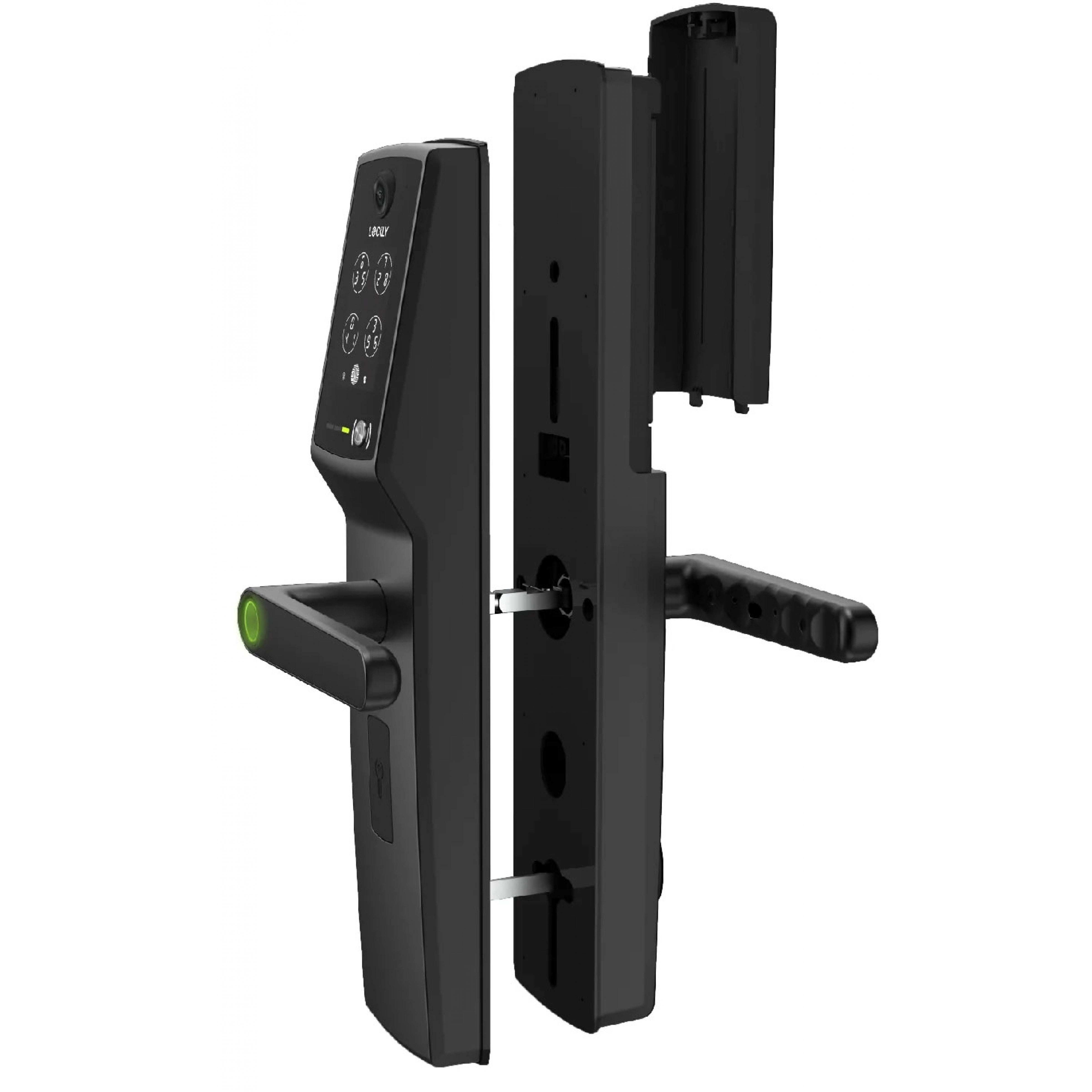 Lockly PGD898-SG Secure Vision Lux Smart Electronic Lock (Matte Black) (Authorized Dealer Installation)