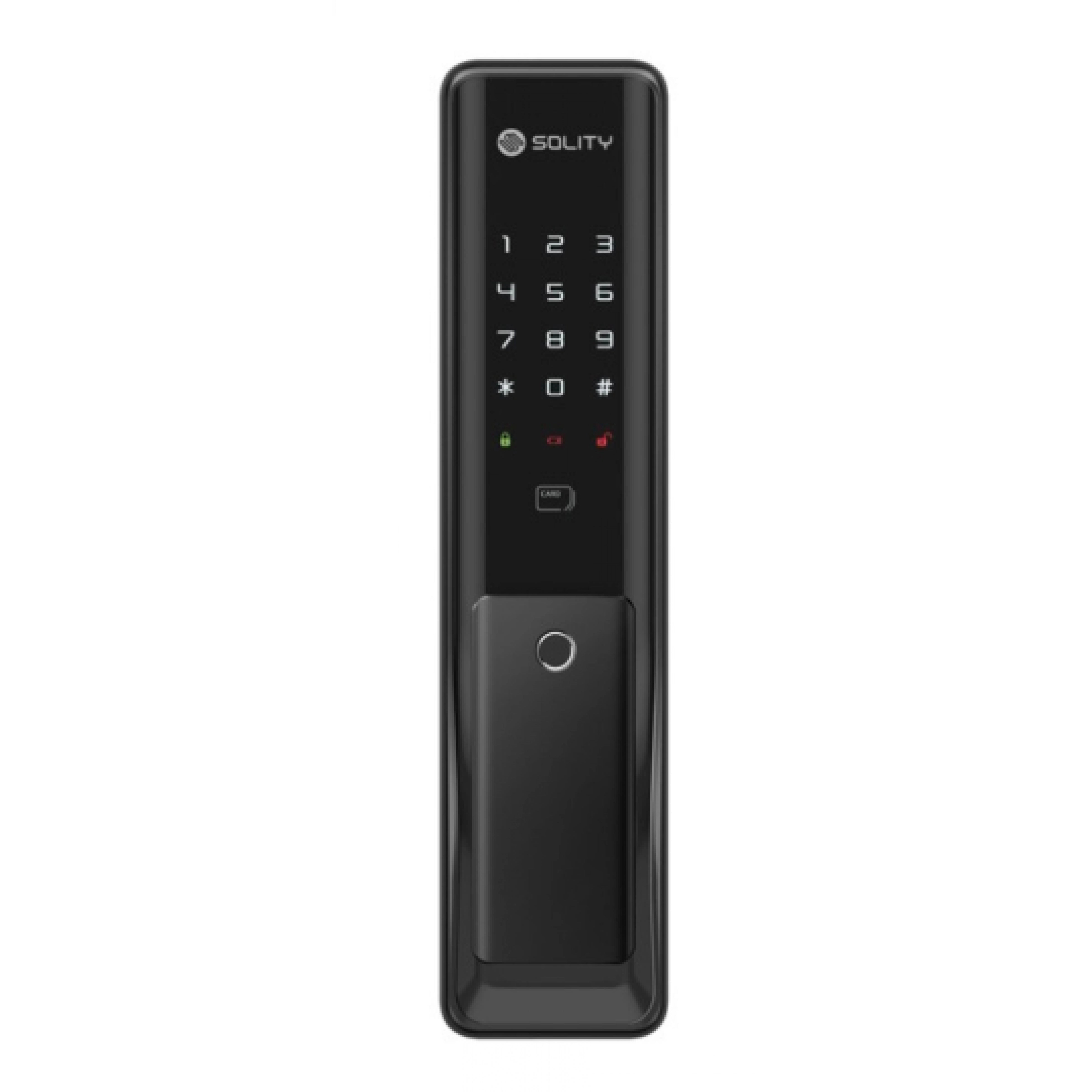 Solity GP-6000BK-BK Smart Digital Door Lock (Obsidian Black) (WiFi)