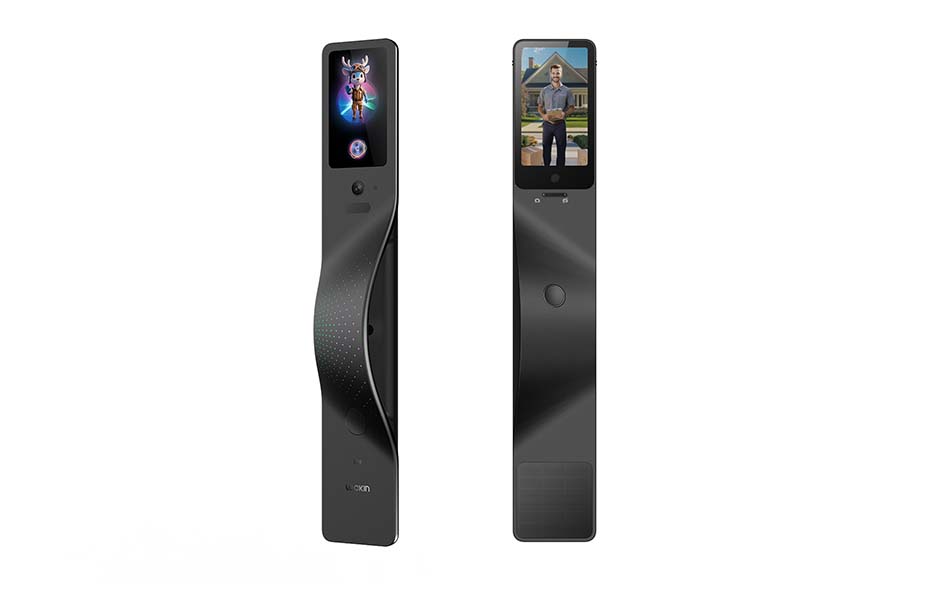 Lockin V7 Max True AI Smart Electronic Door Lock (Left/Right Opening Optional) (Space Gray)