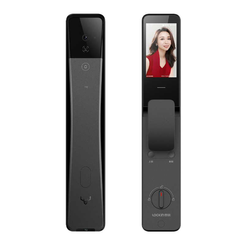 Lockin S6 Max Smart Vein Recognition Door Lock (Left/Right Handed) (Obsidian Black)