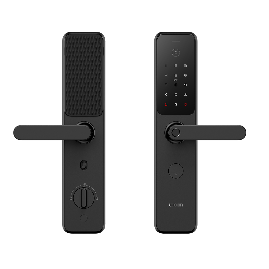 Lockin X9 Seven-in-One Fingerprint Handle Smart Lock (Black)