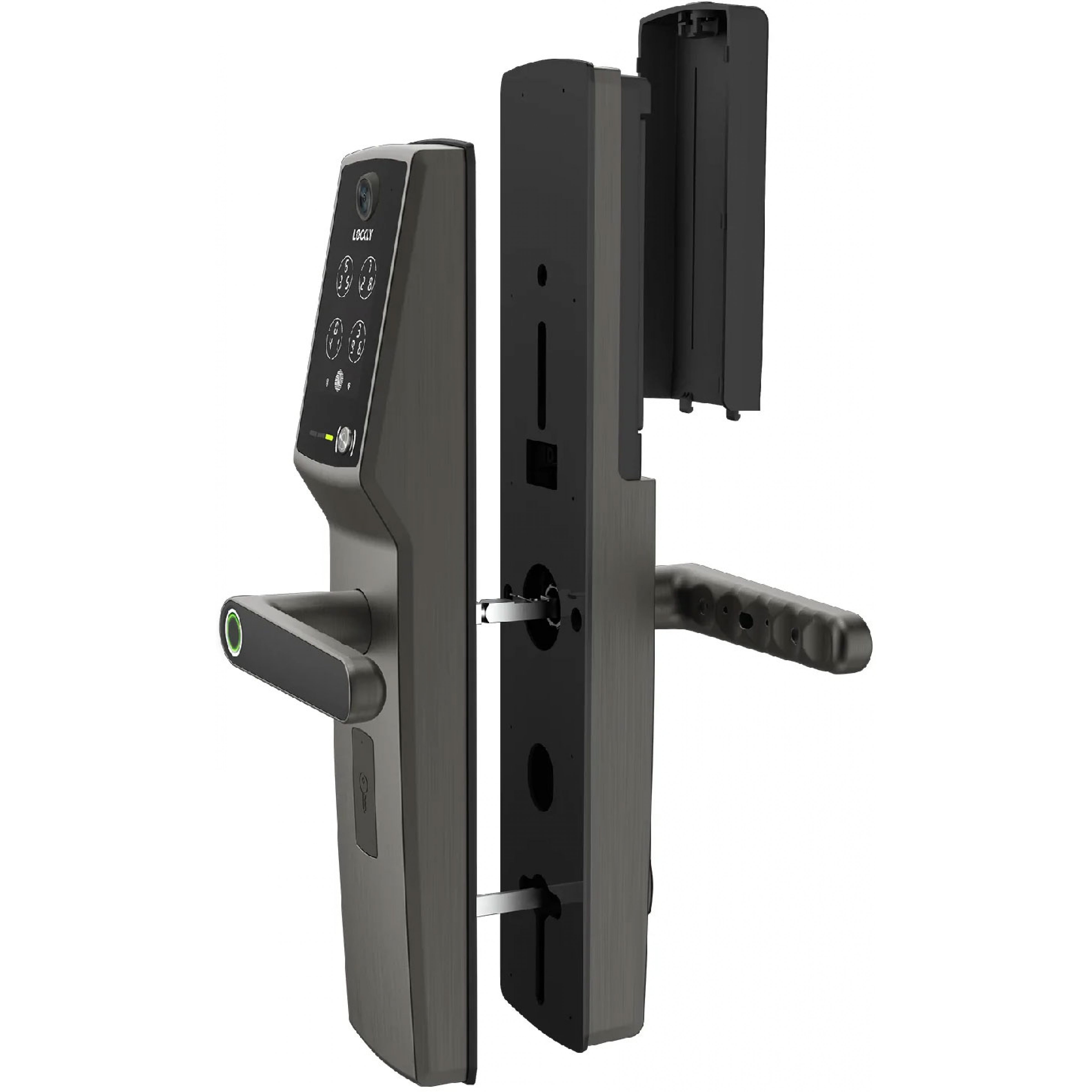 Lockly PGD898-SG Secure Vision Lux 智能电子门锁 (太空灰色) (总代理安装)