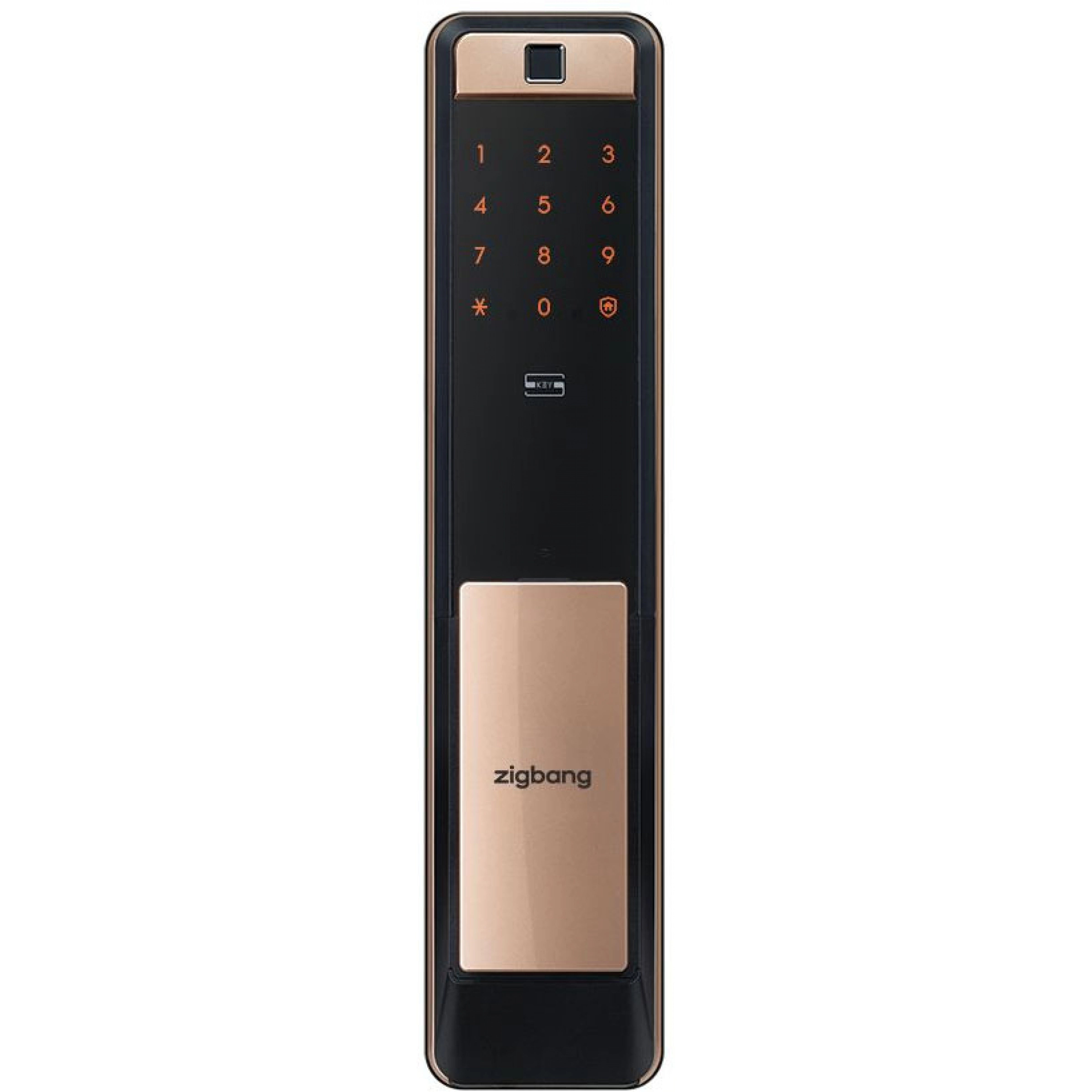 Zigbang ZIG-SHPP72GCLGZE SHP P72 WiFi IoT Digital Door Lock (Gold) (Authorized Dealer Installation) (Professional Installer Installation)