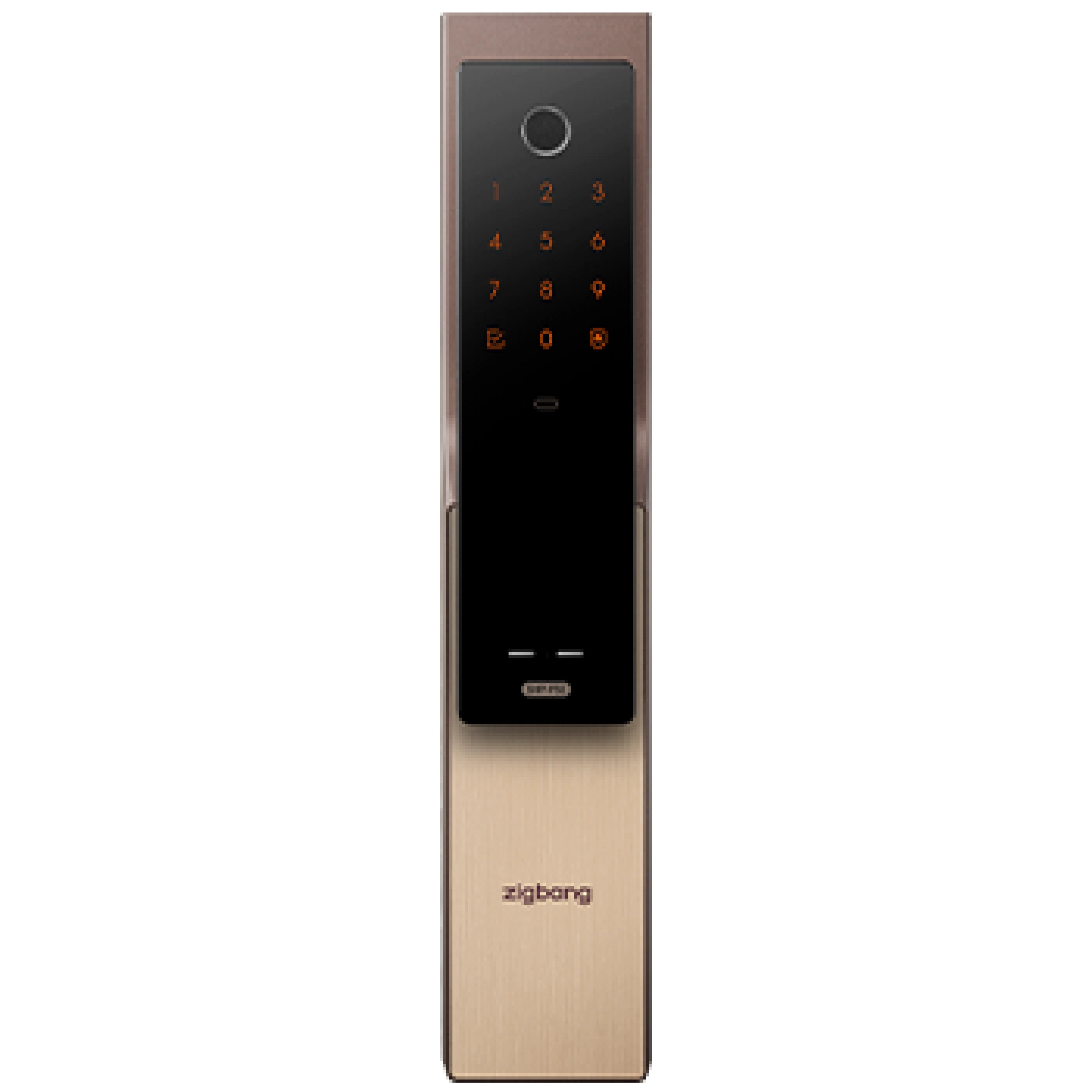 Zigbang ZIG-SHPP52GCXCEN SHP-P52 WiFi IoT Digital Door Lock (Brown) (Installation by Main Distributor)