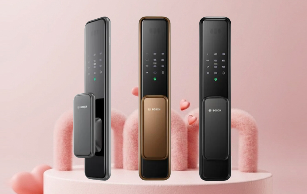 BOSCH-EL600F-Elite-Series-電子門鎖-納米黑-Smart Lock-Nano-Black-墨岩灰-Dark-Grey-琥珀金-Amber-Gold-3D人面識別-內置智能門鈴-防偷窺虛位密碼-隱藏式半導體指紋-防誤開童鎖按鍵-3D-Facial-Recognition-Built-in-Smart-Doorbell-Anti-Peeping-Virtual-Password-Hidden-Semiconductor-Fingerprint-Child-Safety-Lock-母親節-Mother's-Day