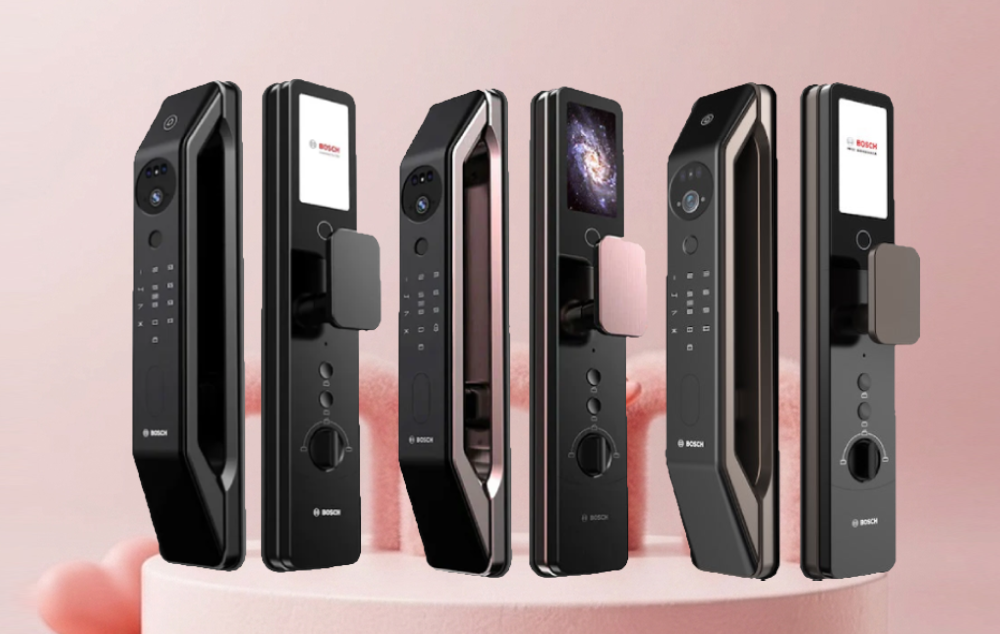 BOSCH-FU6-Plus-Fortune Series電子門鎖-Smart Lock-納米黑-Nano-Black-紅古銅-Red Bronze-摩卡棕-Mocha-Brown-3D人面識別-120°廣角-720P高清夜視鏡頭-4.45吋室內大屏幕-內置智能門鈴-防偷窺虛位密碼-半導體指紋-3D-Face-Recognition-120°-Ultra-Wide-Angle-720P-HD-Night-Vision-Camera-4.45-Inch-Indoor-Large-Screen-Built-in-Smart-Doorbell-Anti-Peeping-Virtual-Password-Hidden-Semiconductor-Fingerprint-母親節-Mother's-Day
