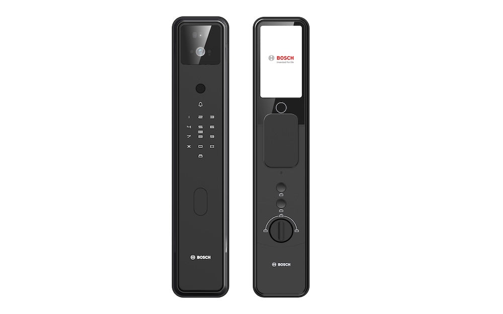 BOSCH-FU8-Plus-Fortune-Serie-電子門鎖-Smart Lock-納米黑-Nano-Black-摩卡棕-Mocha-Brown-3D人面識別-掌靜脈識別-160°廣角-1080P高清夜視鏡頭-5吋室內大屏幕-內置智能門鈴-防偷窺虛位密碼-半導體指紋-3D-Face-Recognition-Palm-Vein-Recognition-160°-Ultra-Wide-Angle-1080P-HD-Night-Vision-Camera-5-Inch-Indoor-Large-Screen-Built-in-Smart-Doorbell-Anti-Peeping-Virtual-Password-Hidden-Semiconductor-Fingerprint-包安裝-包運費